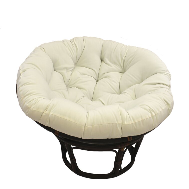 Large papasan chair online cushion